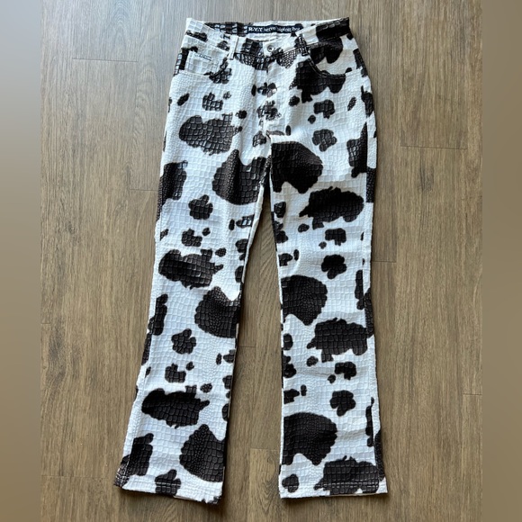 Vintage Cow Print Pants - Picture 1 of 10